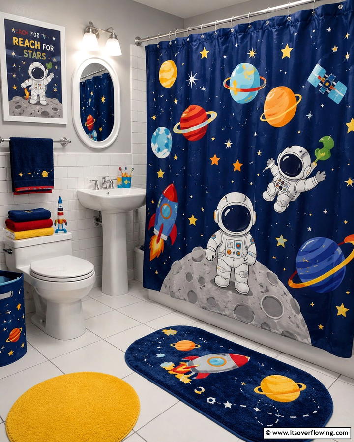 Kids Themed Curtains for Playful Fun - 25 Shower Curtain Ideas to Refresh Your Bathroom