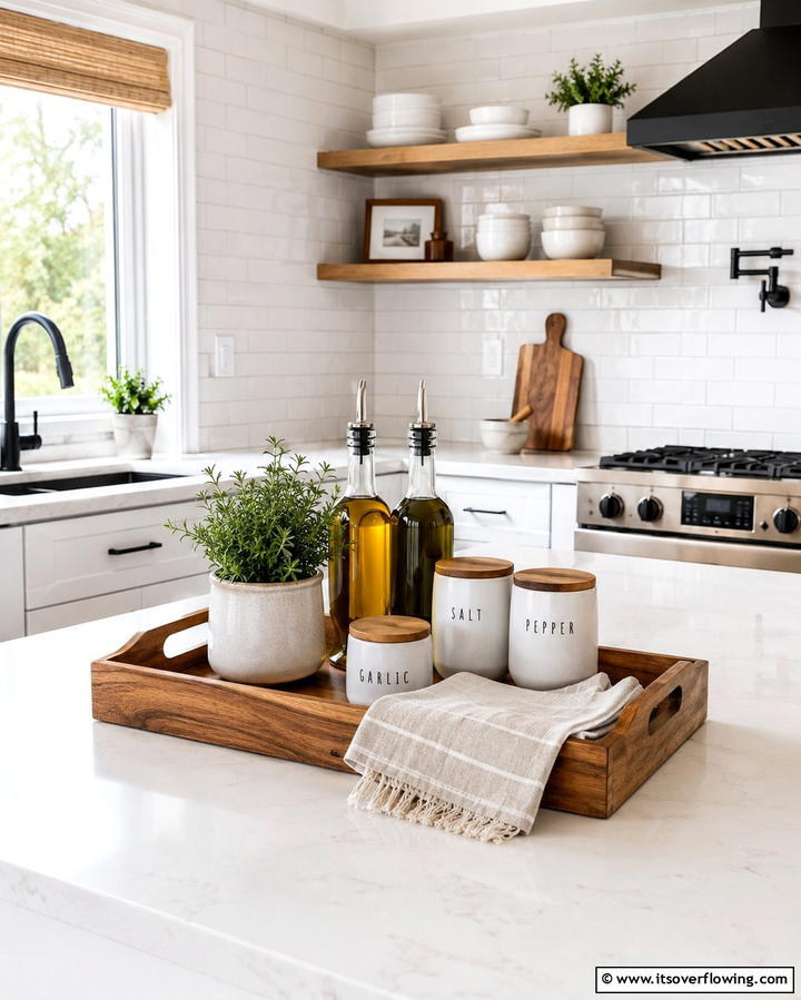 Kitchen Counter Tray Display - 20 Tray Decor Ideas to Elevate Your Home Style