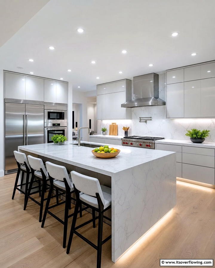 Kitchen Task Lighting for Precision - 20 Recessed Lighting Ideas for Modern Home Illumination
