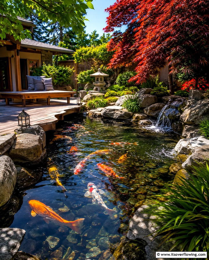 Koi Ponds - 25 Zen Garden Ideas for a Peaceful Outdoor Retreat