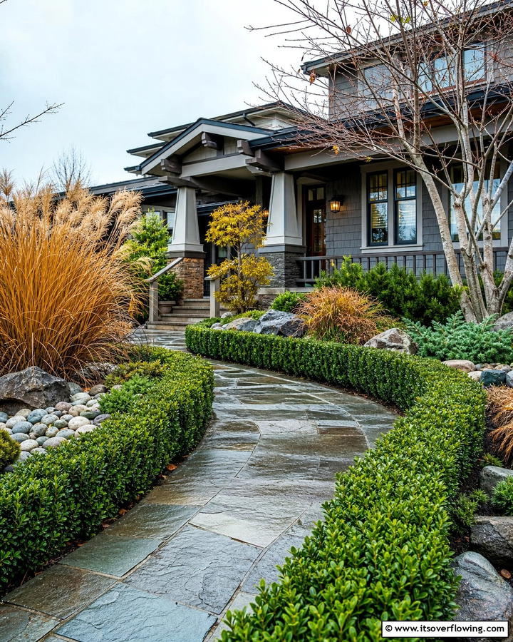 Korean Boxwood Cold Climate Resilience - 20 Front Yard Boxwood Shrubs Ideas for a Polished Look