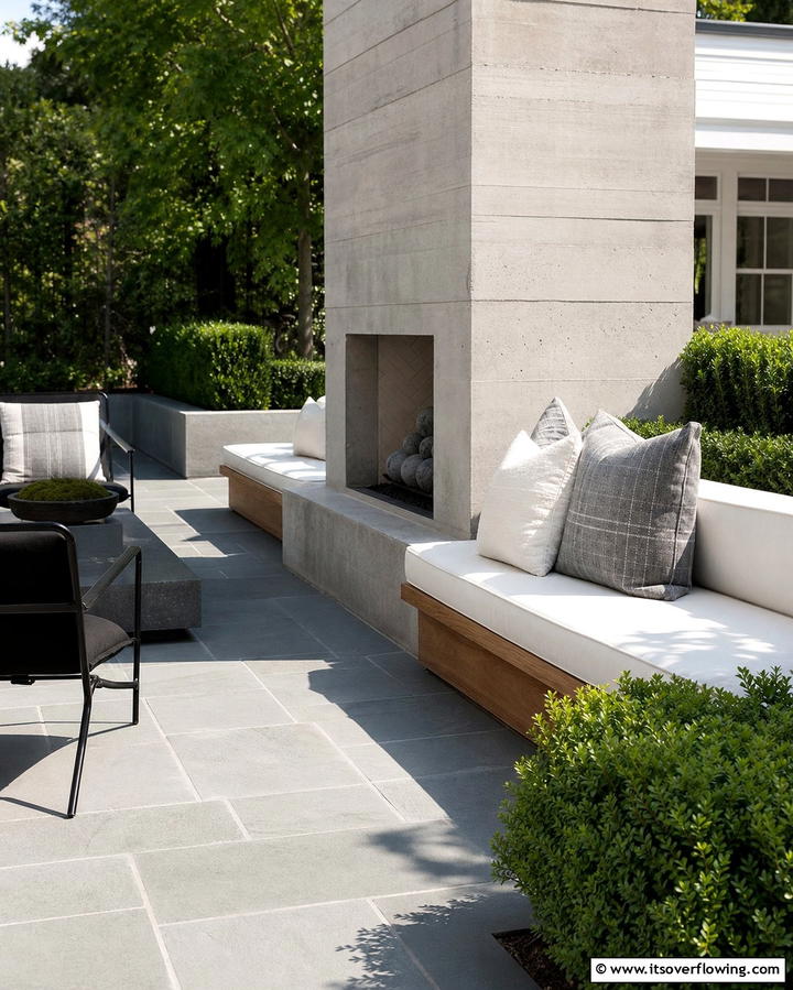 L Shaped Fireplace Bench - 25 Fireplace Bench Ideas for Functional and Stylish Seating