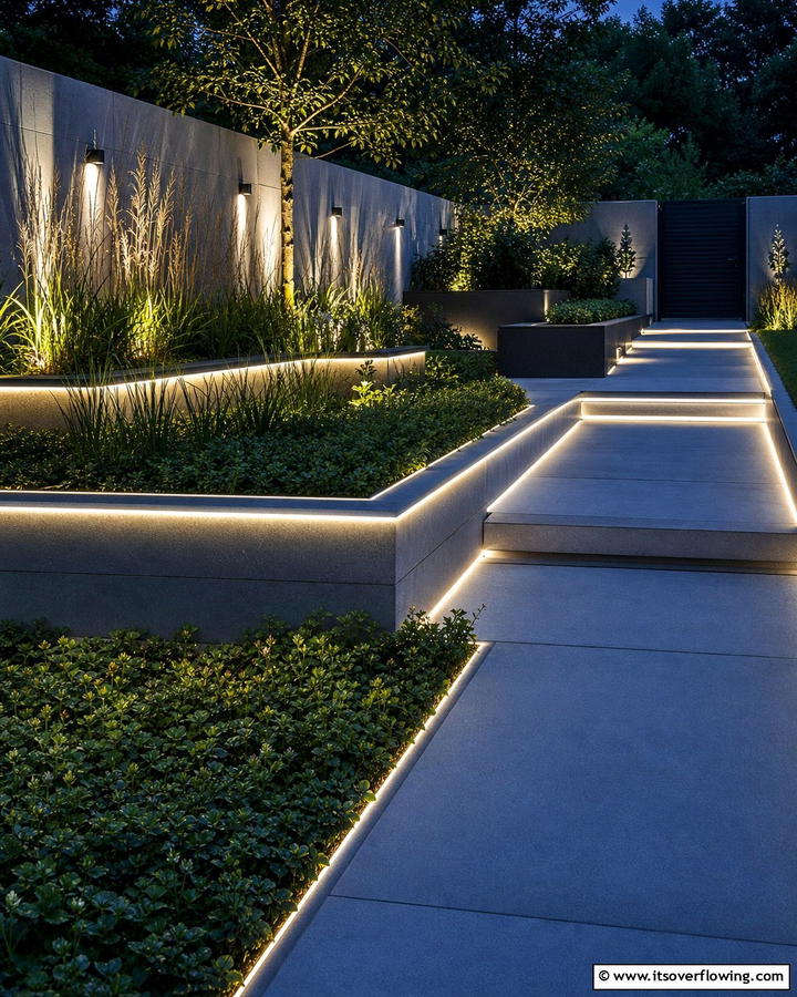LED Edge Lighting - 21 Landscape Lighting Ideas to Illuminate Outdoor Spaces