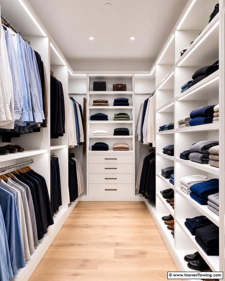 LED Light Bars - 25 Bright Closet Lighting Ideas for Organized Spaces