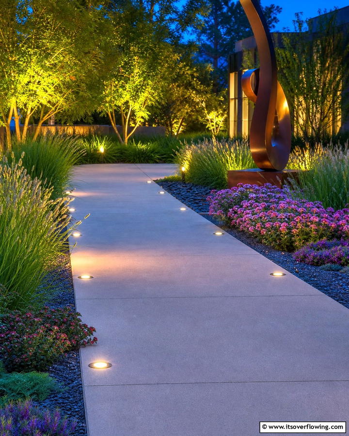 LED Pathway Markers - 20 Pathway Lighting Ideas to Illuminate Your Garden