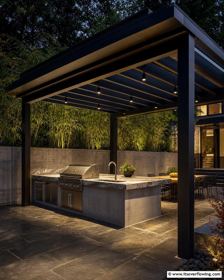 LED Spotlights - 25 Pergola Lighting Ideas to Illuminate Your Outdoor Space