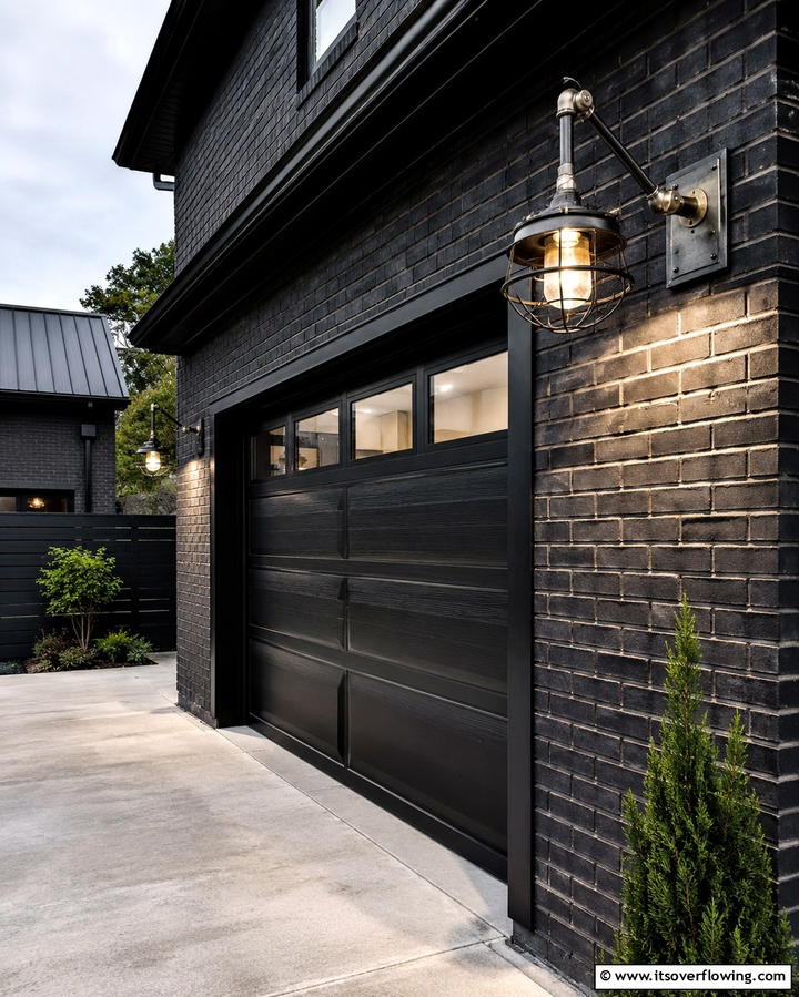 LED Strip Lighting for Garage Frames - 25 Exterior Garage Lighting Ideas to Illuminate Your Home