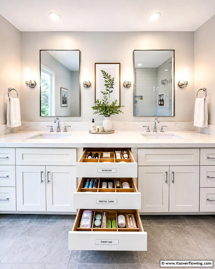 Labeling Systems for Easy Identification - 25 Bathroom Drawer Organization Ideas for a Clutter-Free Space