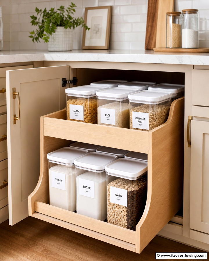 Labeling for Easy Identification - 25 Tupperware Organization Ideas for a Tidy Kitchen