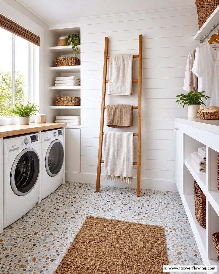 Ladder Style Rack - 20 Laundry Room Drying Rack Ideas for Efficient Drying
