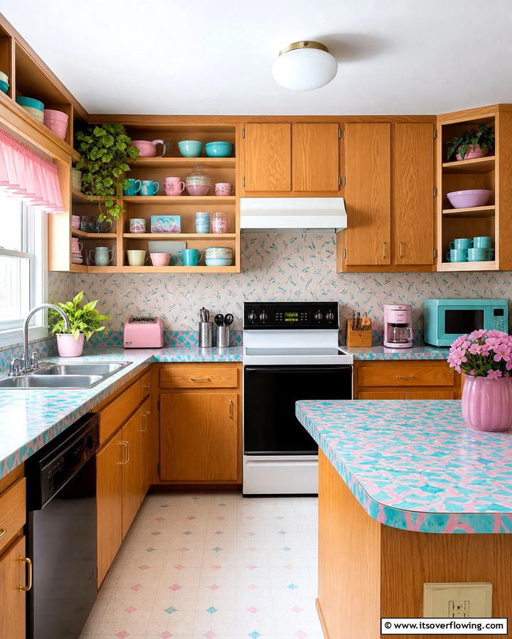 Laminate CountertopsOne - 25 1980s Kitchen Ideas for a Retro Revival