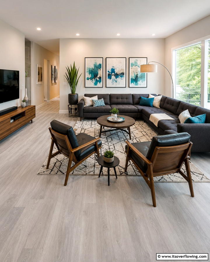 Laminate Flooring Versatility - 25 Living Room Flooring Ideas for a Stunning Space