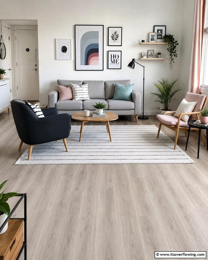 Laminate Flooring for Budget Friendly Style - 25 Living Room Flooring Ideas for a Stunning Space