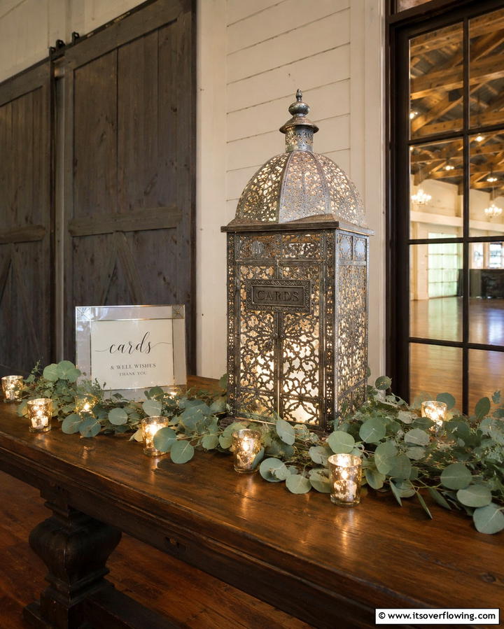 Lantern Card BoxOne - 30 Creative Wedding Card Box Designs for Guests