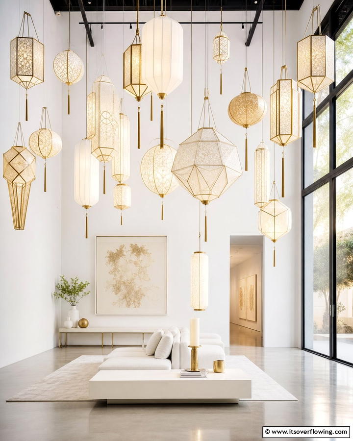 Lantern Inspired Art Installations - 30 Lantern Decor Ideas for Indoor and Outdoor Spaces