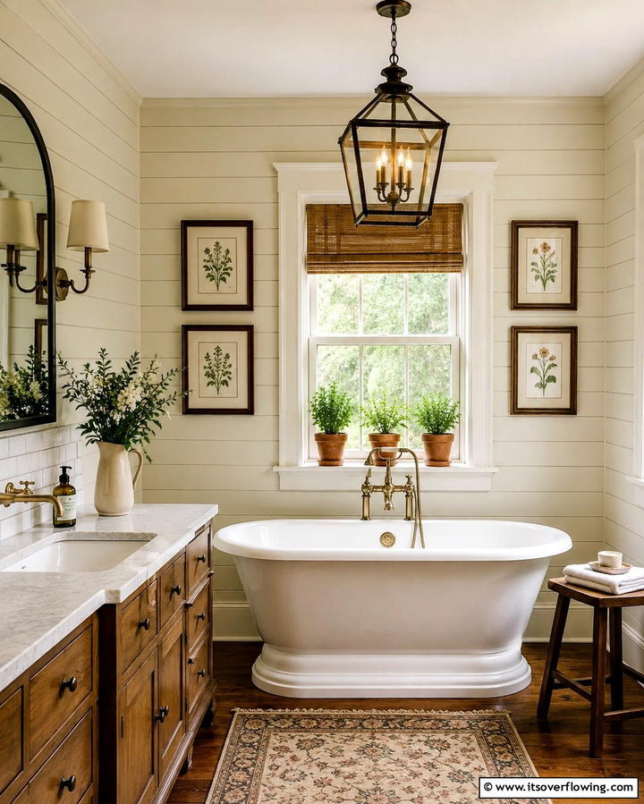Lantern Style Chandeliers - 25 Bathroom Chandelier Ideas for a Luxurious Touch
