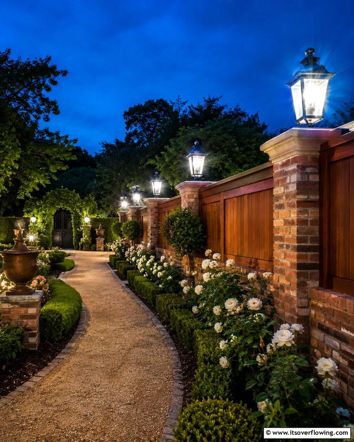 Lantern Style Fence Lights - 25 Fence Lighting Ideas to Illuminate Your Outdoor Space