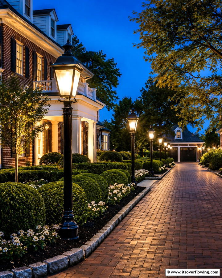 Lantern Style Post LightsExact - 25 Driveway Lighting Ideas to Illuminate Your Home