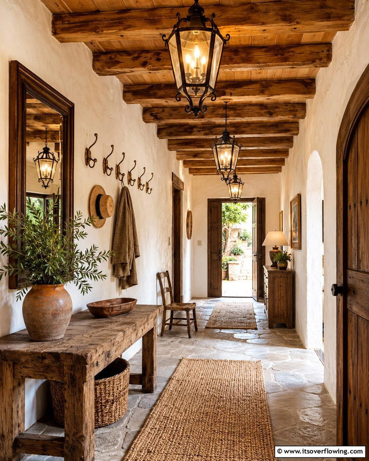 Lanterns for a Rustic Charm - 25 Hallway Lighting Ideas to Brighten Your Space