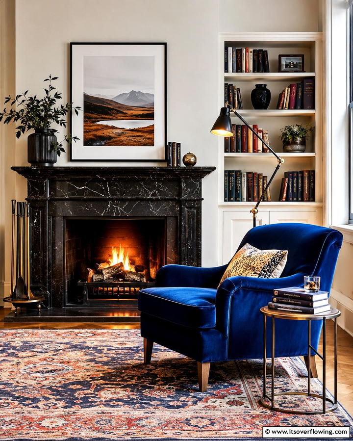 Lanterns for a Rustic Touch - 25 Fireplace Lighting Ideas to Create a Warm and Inviting Ambiance