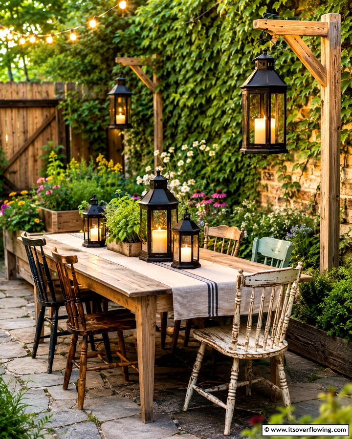 Lanterns for a Timeless Appeal - 25 Backyard Lighting Ideas to Illuminate Your Outdoor Space