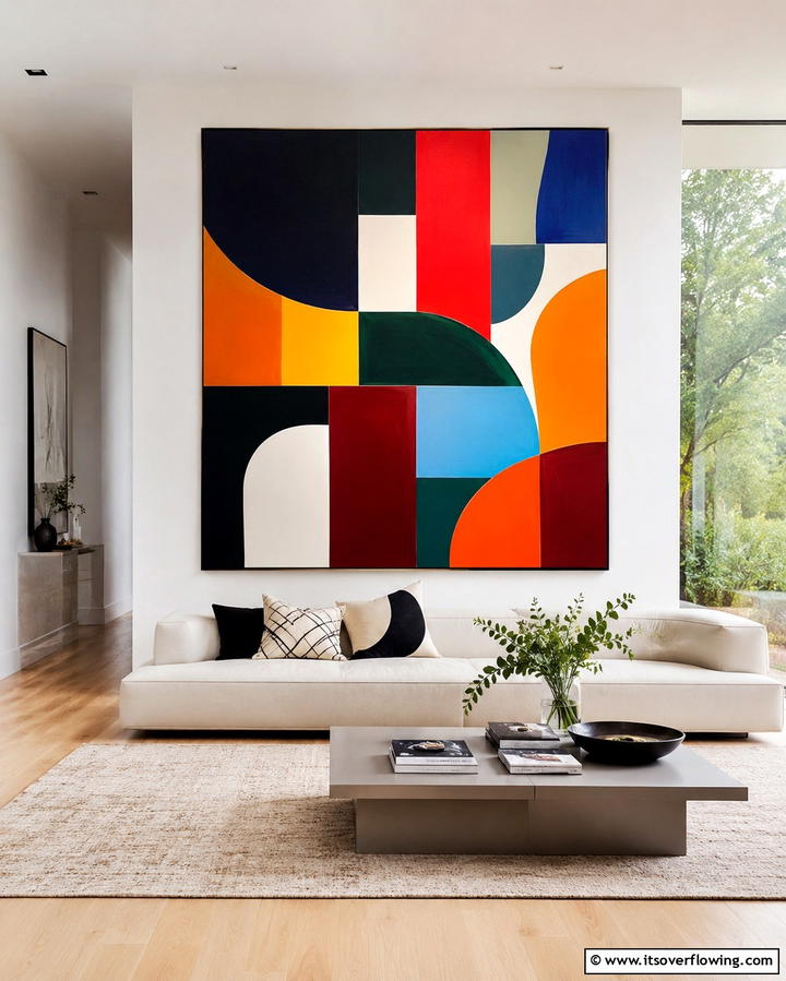 Large Geometric Art - 25 Large Wall Art Ideas to Transform Your Space