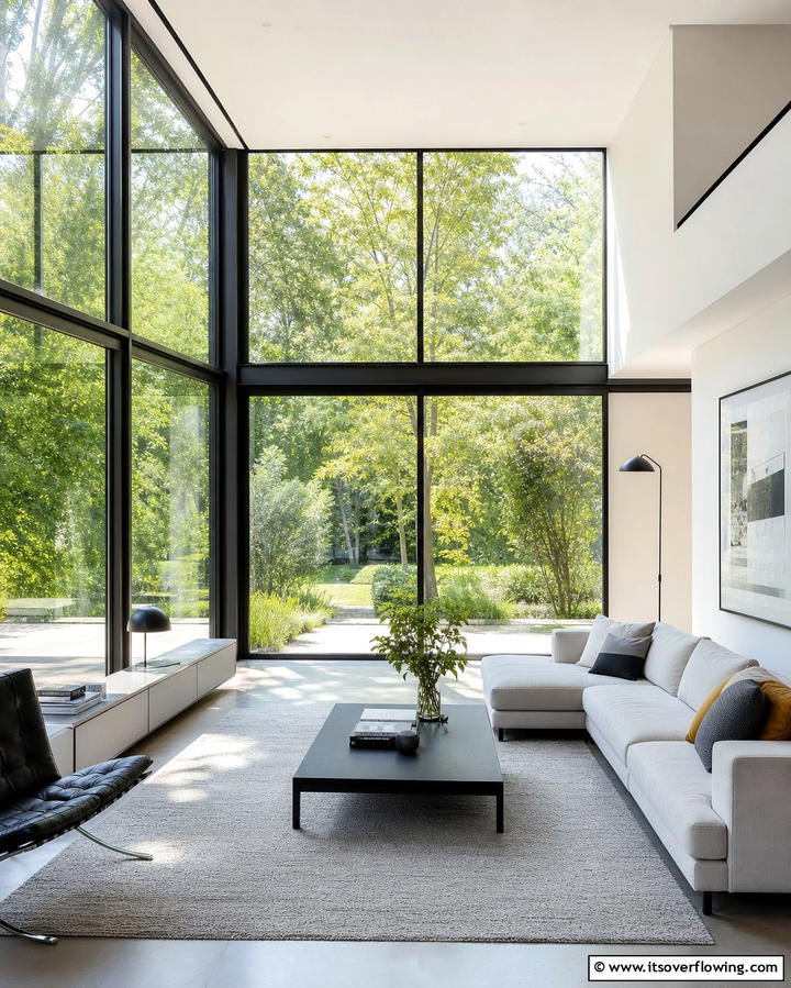 Large Glass Windows - 25 Bauhaus Interior Design Ideas for a Minimalist Look
