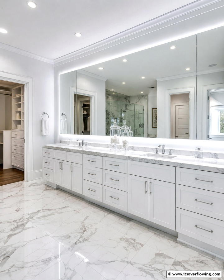 Large Mirrors for Impact - 25 Masculine Bathroom Ideas for a Bold Look