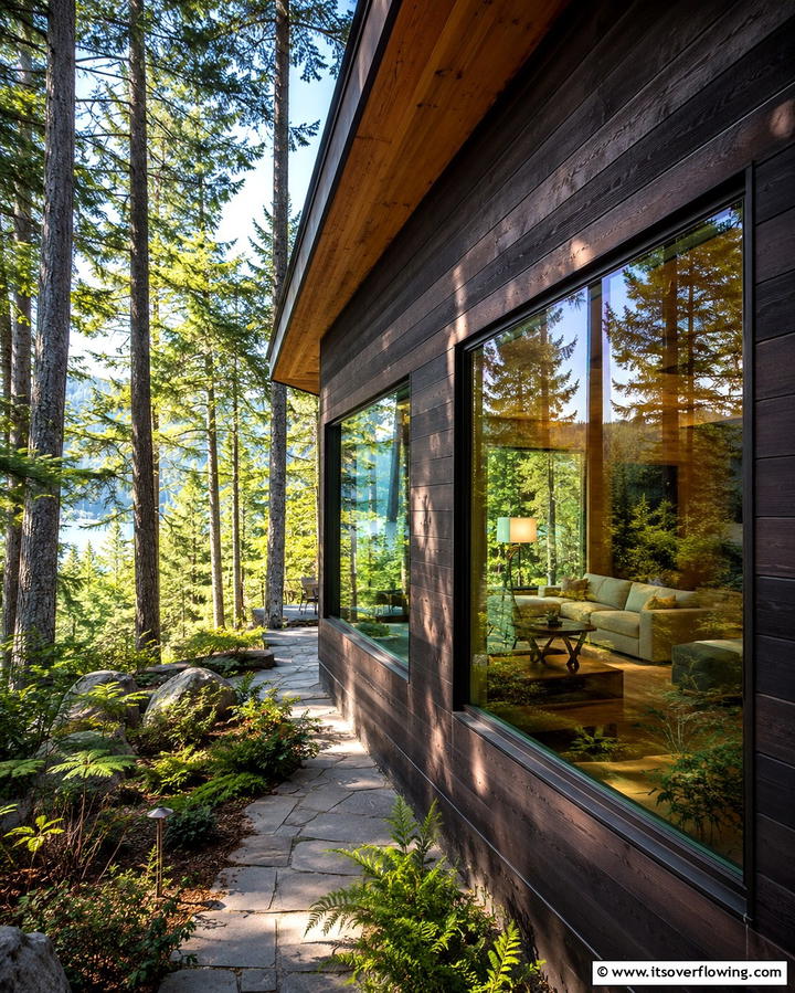Large Picture Windows for Natural Light - 25 Modern Cottage House Exterior Ideas for a Charming Look