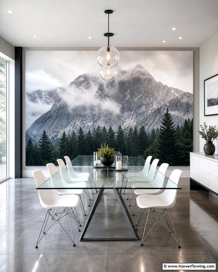 Large Scale Photography - 25 Dining Room Wall Decor Ideas to Elevate Your Space