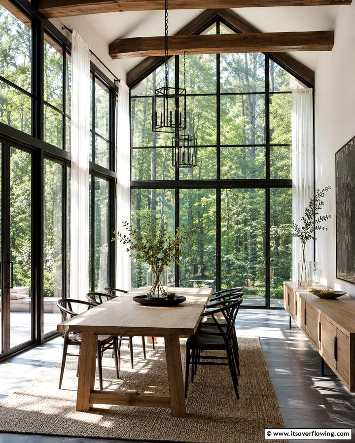 Large Windows for Natural Light - 25 Rustic Sunroom Ideas to Enjoy Nature Indoors