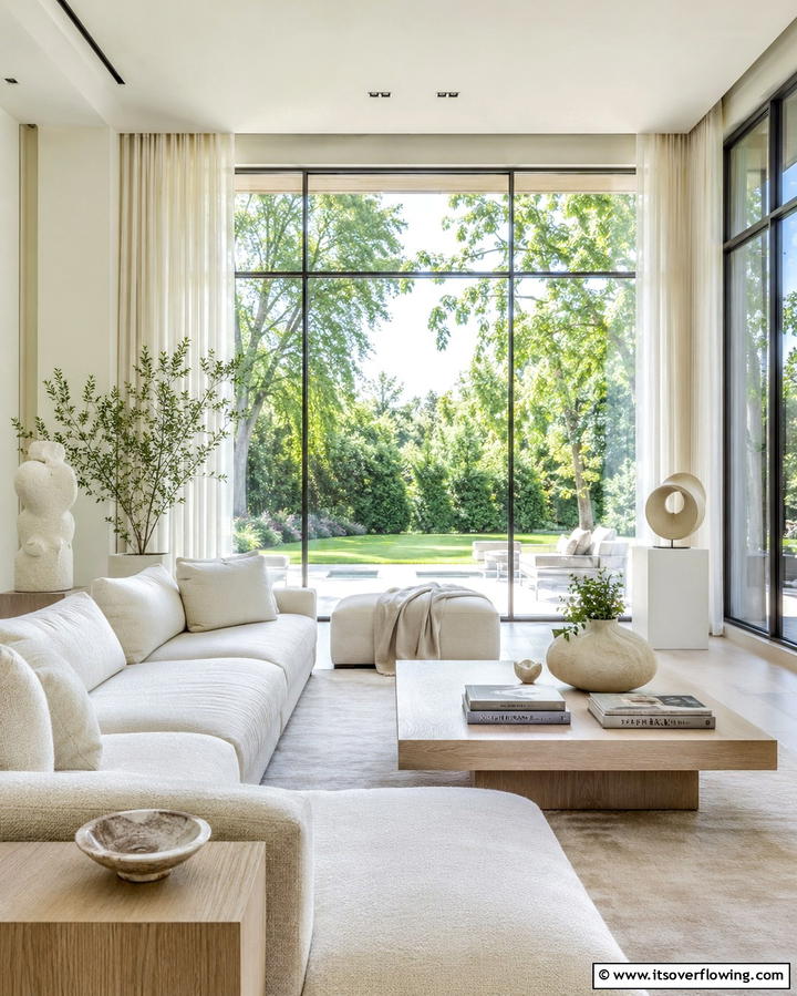 Large Windows - 25 Contemporary Interior Design Style Ideas