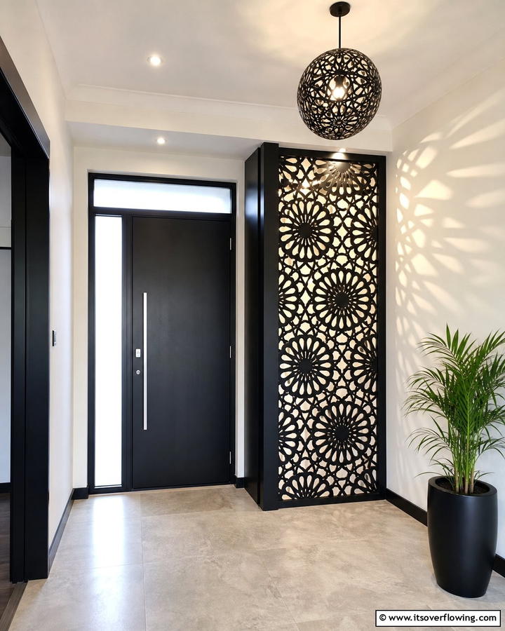 Laser Cut Panels - 20 Front Door Privacy Ideas to Enhance Your Home Security
