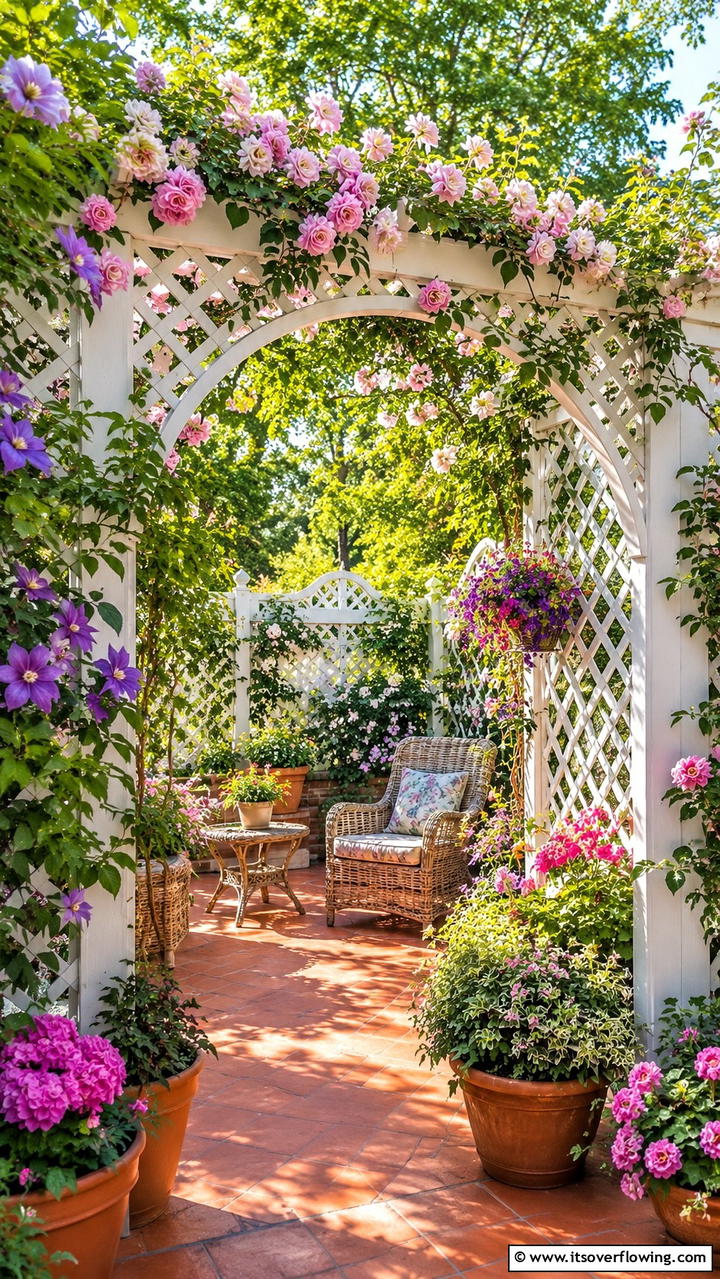 Lattice Garden Screening - 30 Garden Screening Ideas- Privacy Solutions & Stylish Designs