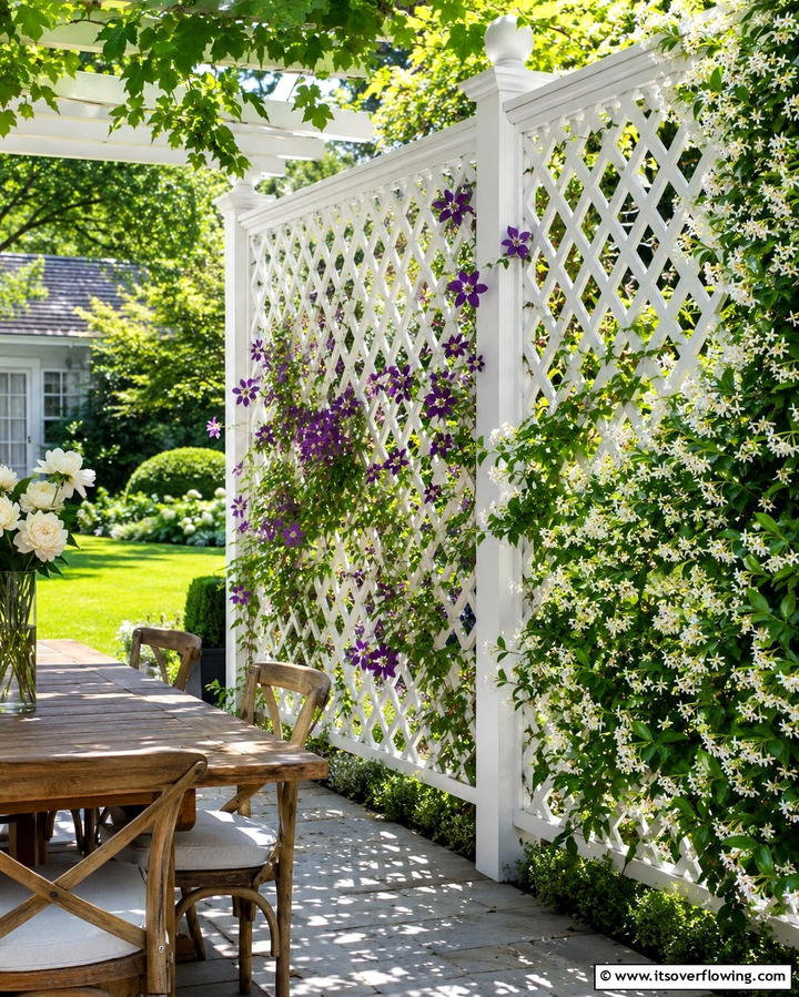 Lattice Panel Shade Walls - 25 Shady Garden Ideas for Lush, Cool Spaces