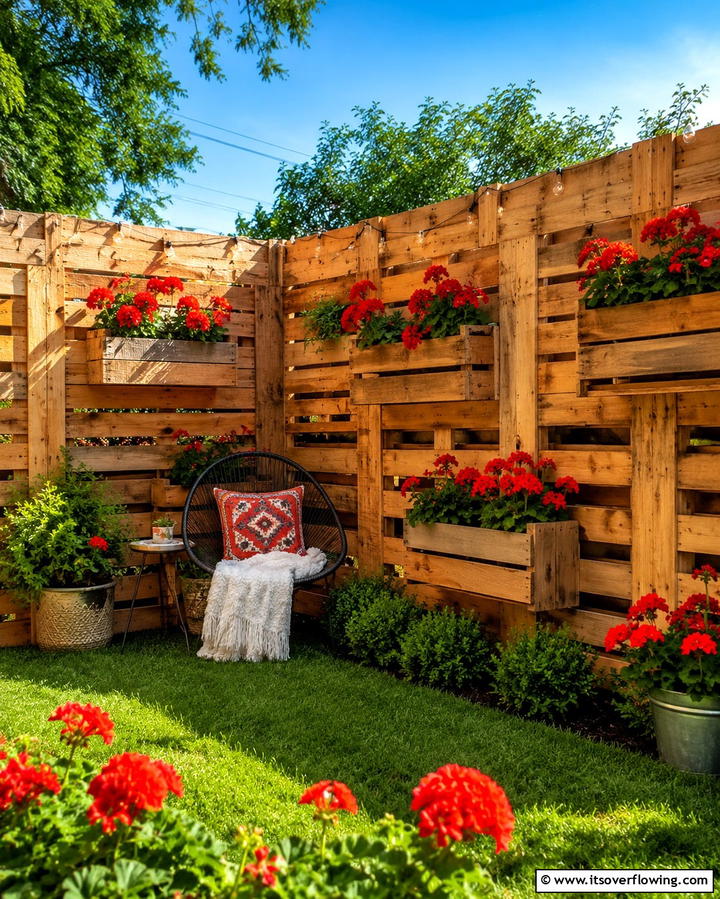 Lattice Trellis Fence - 30 Backyard Fence Ideas for Style and Functionality