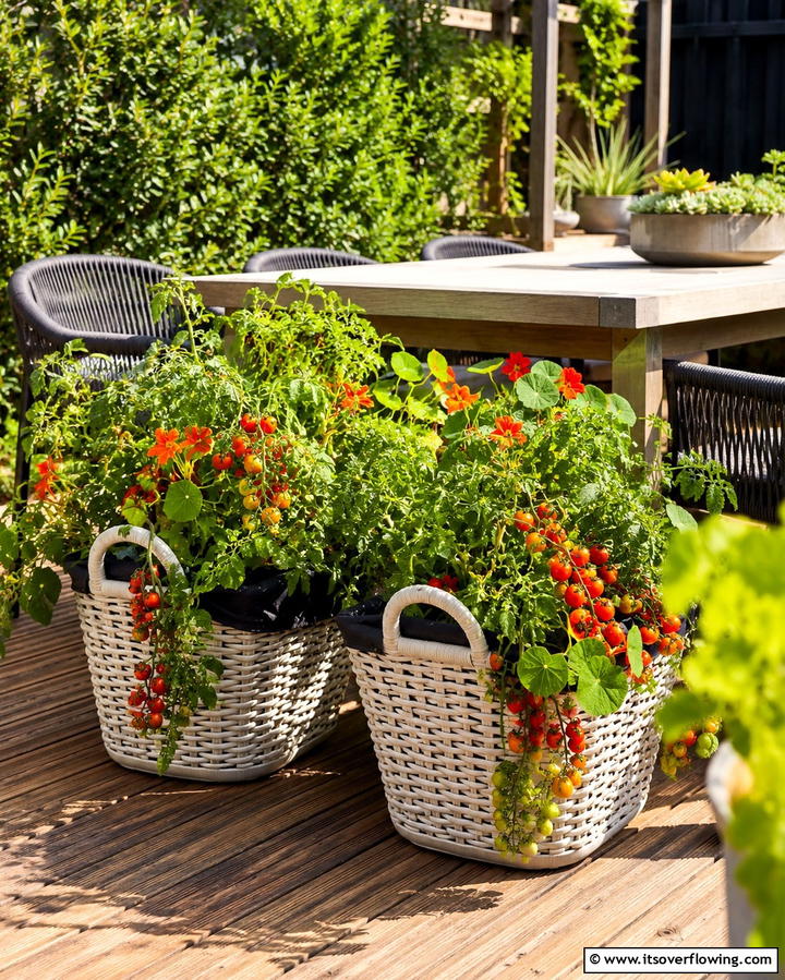 Laundry Basket Garden Beds - 25 Inexpensive Raised Garden Bed Ideas for Your Yard