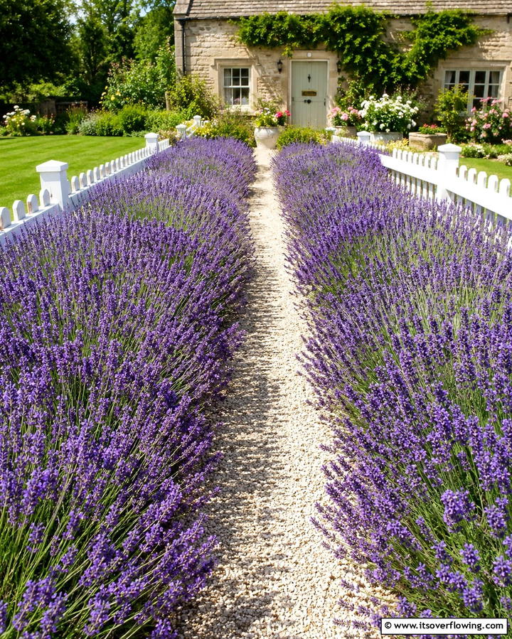 Lavender Borders - 25 English Garden Ideas for a Charming Outdoor Space