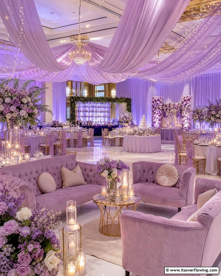 Lavender Reception Decor - 30 Lavender Wedding Ideas for Romantic Celebrations