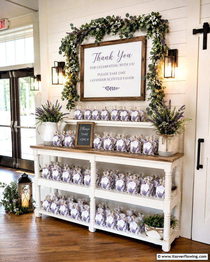 Lavender Scented Favors - 30 Purple Wedding Theme Ideas for Regal Celebrations