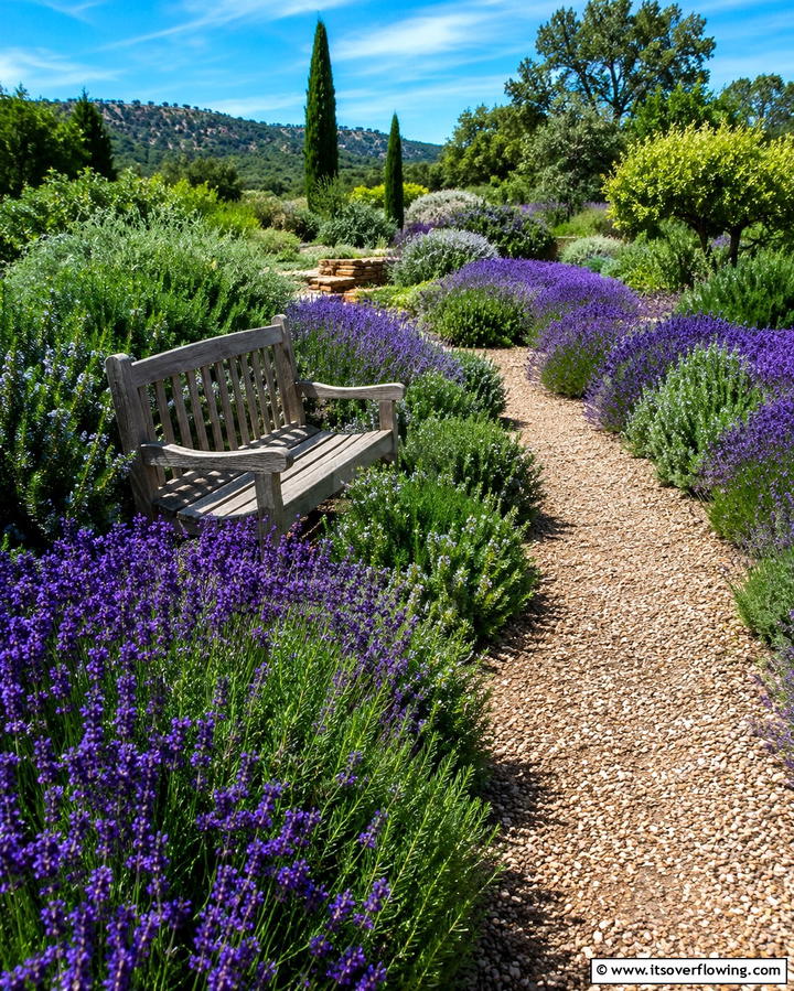 Lavender and Rosemary Haven - 30 Mediterranean Garden Ideas to Create a Coastal Oasis