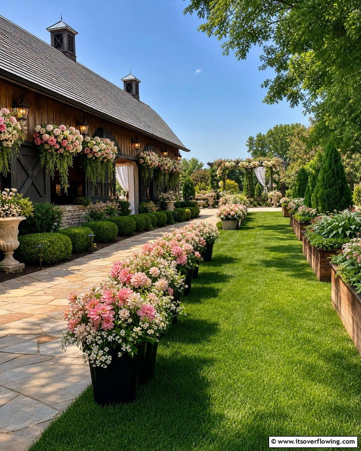Lawn and Garden Enhancements - 21 Barn Wedding Ideas for a Rustic and Romantic Celebration