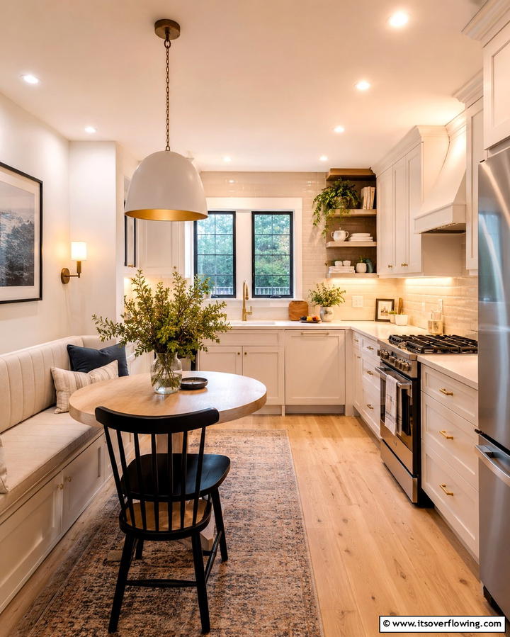 Layered Ambient Illumination - 30 Small Kitchen Lighting Ideas to Brighten Compact Spaces
