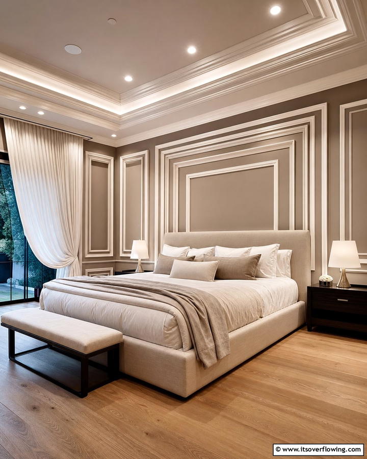 Layered Depth Designs - 30 Wall Molding Ideas to Elevate Your Interior Design