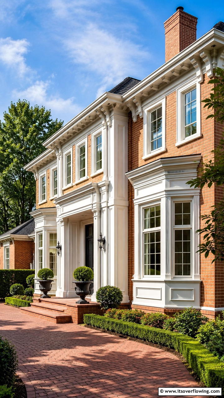 Layered Depth Trim - 30 Exterior Window Trim Ideas to Enhance Curb Appeal