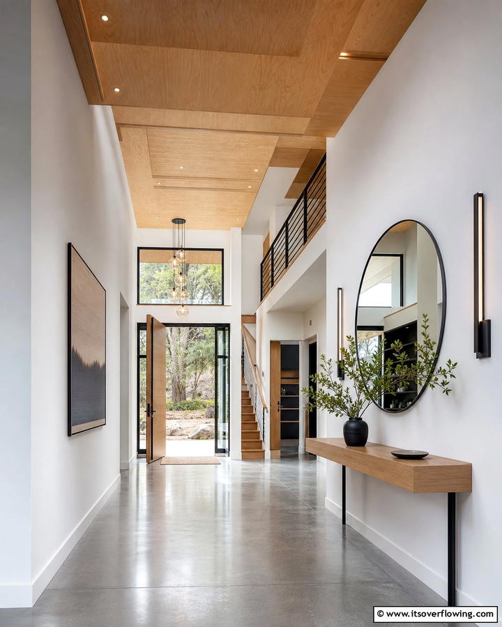 Layered Depth with Multi Level Plywood Ceilings - 25 Plywood Ceiling Ideas for a Rustic Look