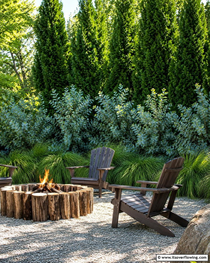 Layered Greenery for a Natural Look - 25 Privacy Patio Ideas for a Secluded Outdoor Oasis