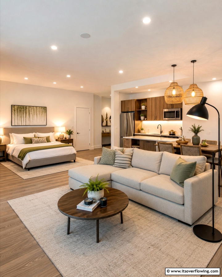 Layered Lighting - 25 Organic Modern Interior Design Ideas for Your Home