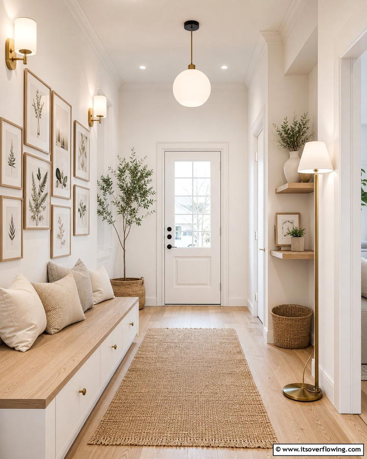 Layered Lighting Fixtures - 20 Scandinavian Entryway Ideas for a Minimalist Look