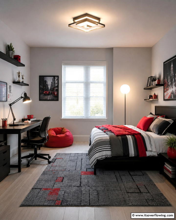 Layered Lighting Solutions - 30 Vibrant Boho Teen Bedroom Ideas for Creative Self-Expression